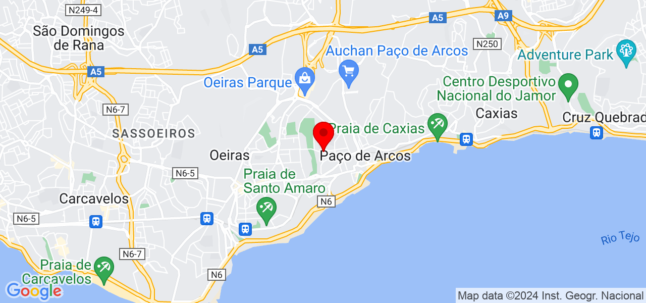 Neryz Translator and Drafting & Writing - Lisboa - Oeiras - Map