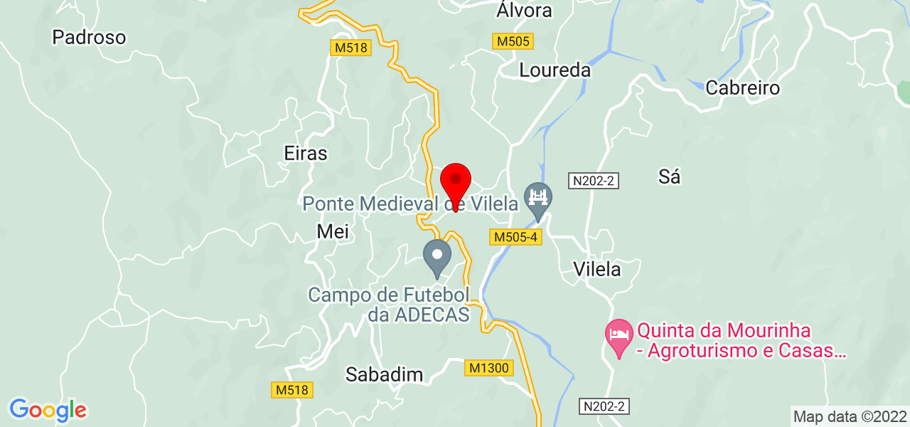 Rute carvalho - Viana do Castelo - Arcos de Valdevez - Mapa