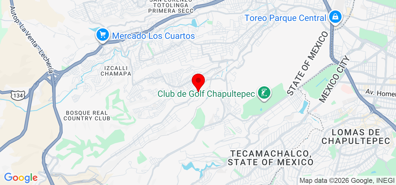 RJC - México - Naucalpan de Juárez - Map
