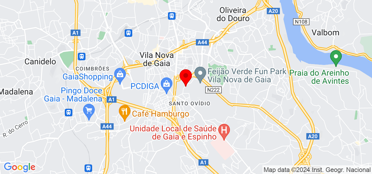 GESTLEO - Porto - Vila Nova de Gaia - Mapa