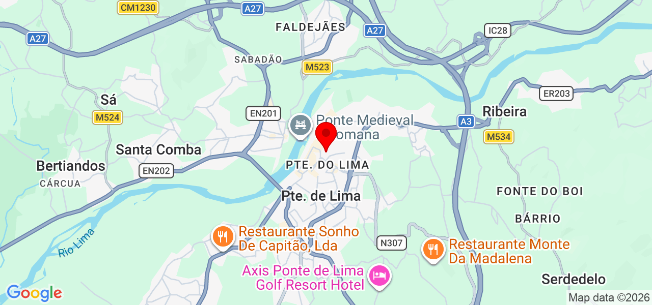 Rosária Resende Terapeuta Integrativa - Viana do Castelo - Ponte de Lima - Karte