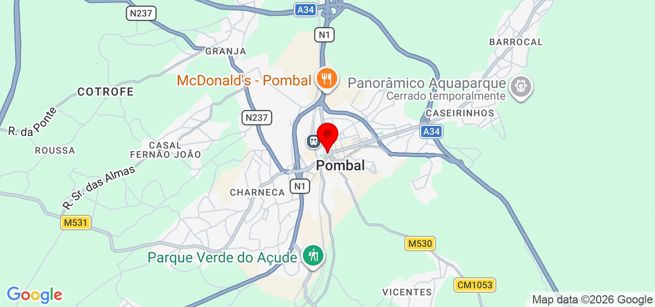 R.c costruçaoes - Leiria - Pombal - Carte