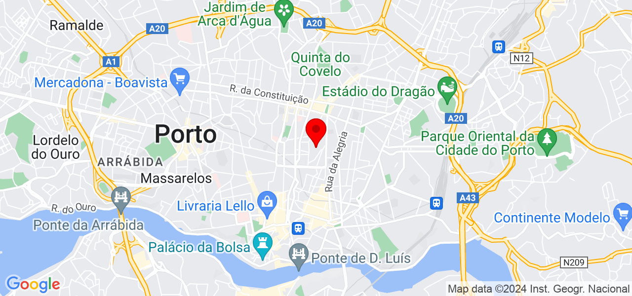 BRAGA ENGENHARIA - Porto - Porto - Mapa