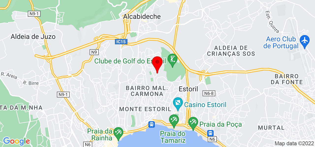 Francisco Garces Oro - Lisboa - Cascais - Mapa