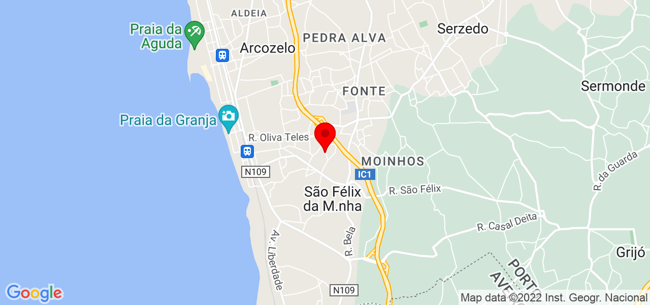 H&eacute;lder Miguel - Porto - Vila Nova de Gaia - Mapa