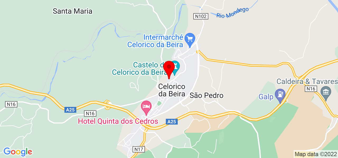 Marco Gil - Guarda - Celorico da Beira - Mapa