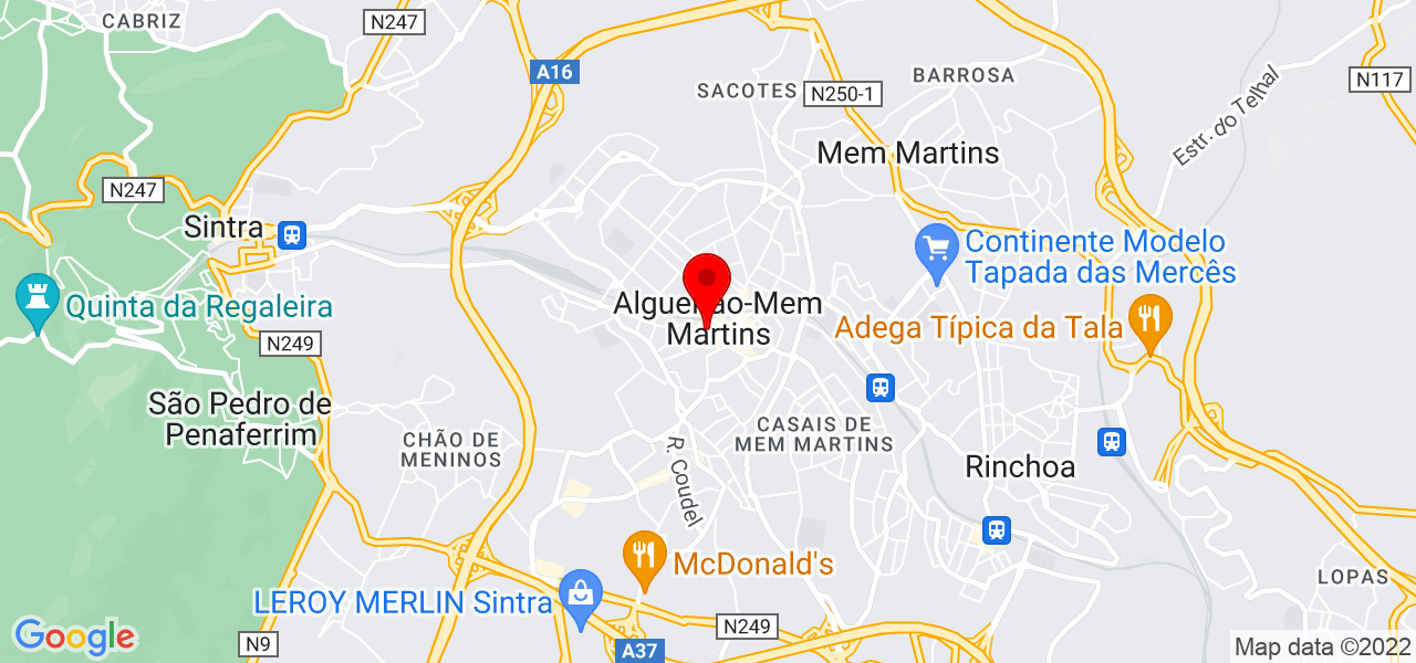 Luis Marques Silva - Zona SINTRA - LISBOA - Lisboa - Sintra - Mapa