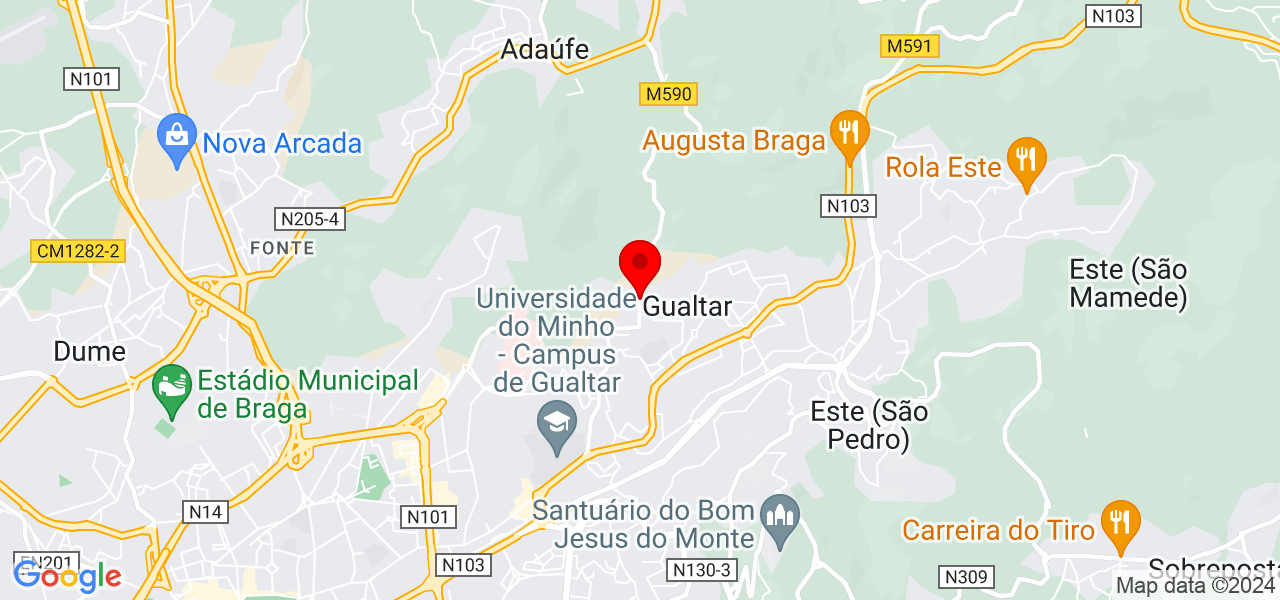 Thiago - Braga - Braga - Mapa