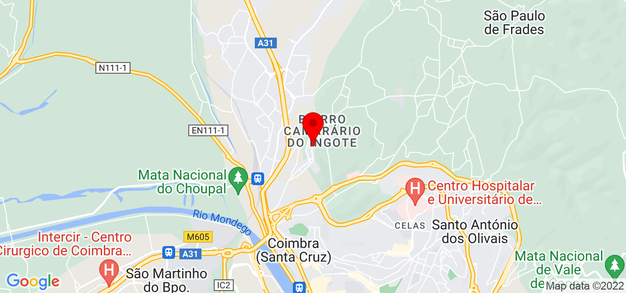 Pedro Alves - Coimbra - Coimbra - Mapa