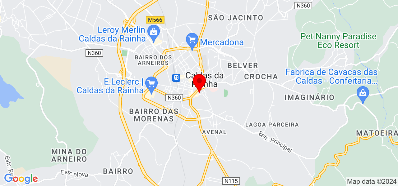 Marisa Moreira - Leiria - Caldas da Rainha - Mapa