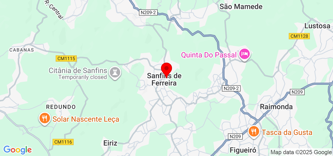 André Lopes - Porto - Paços de Ferreira - Karte
