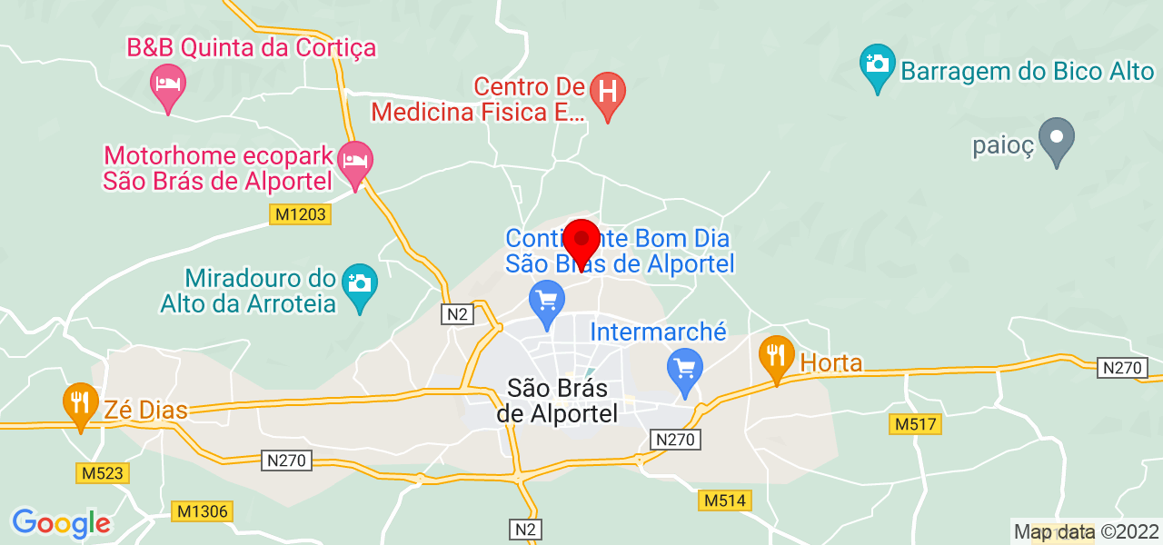 Margarida - Faro - São Brás de Alportel - Mapa