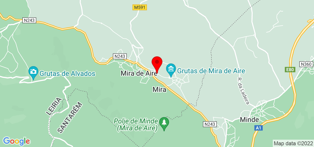 Arq. In&ecirc;s Sousa - Leiria - Porto de Mós - Mapa
