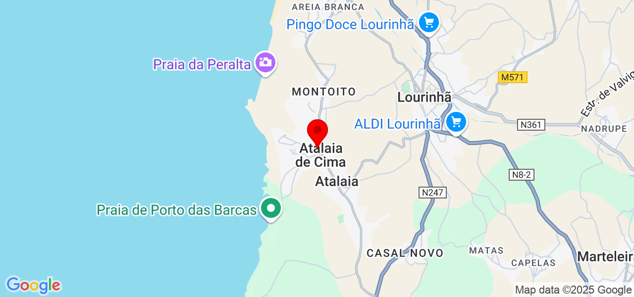 José Coelho - Lisboa - Lourinhã - Map