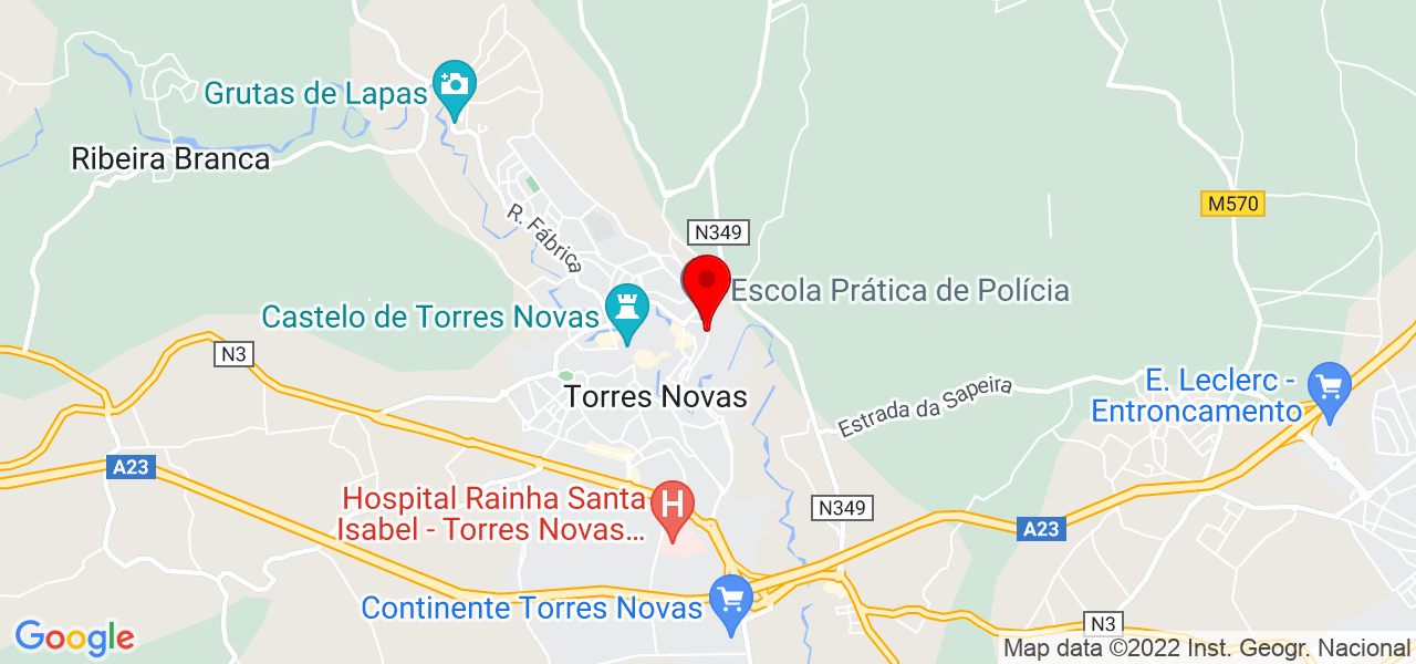 Nuno gomes - Santarém - Torres Novas - Mapa