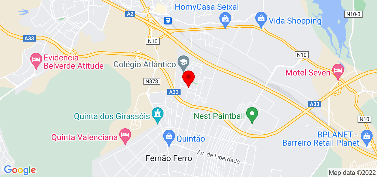 Nuno Roque - Setúbal - Seixal - Mapa