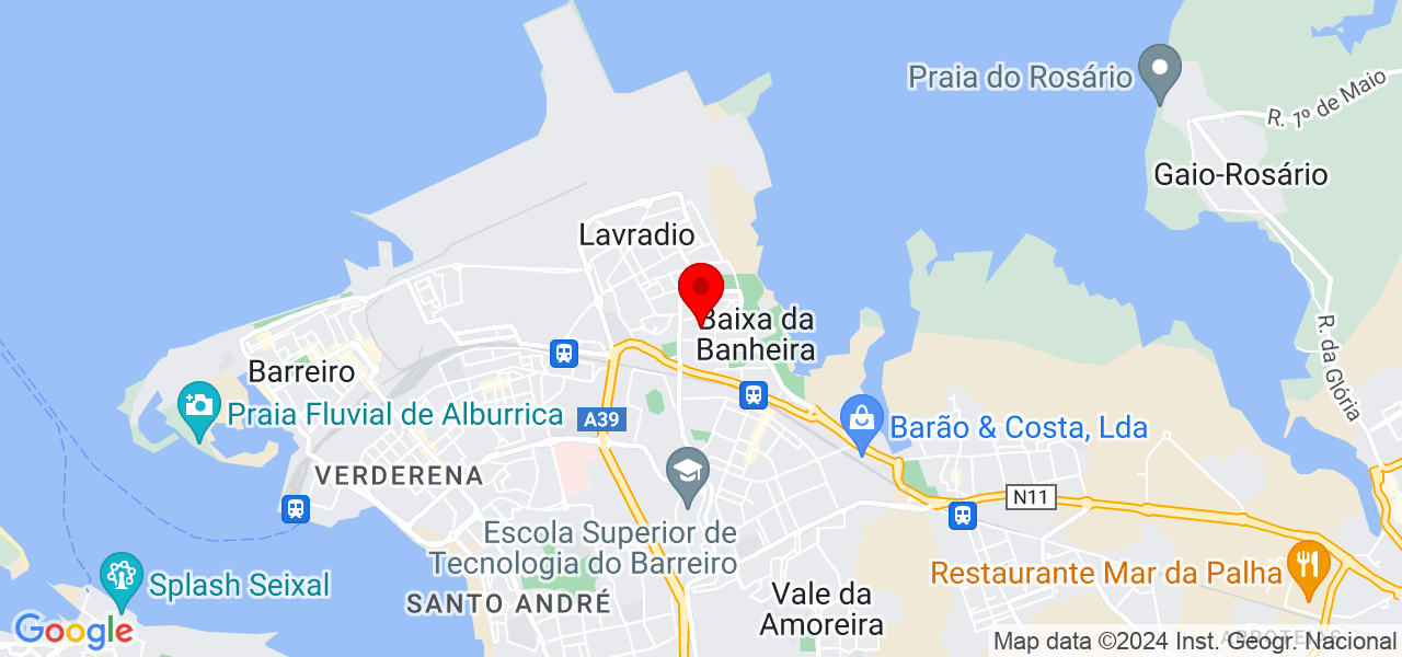 Weverton - Setúbal - Moita - Mapa