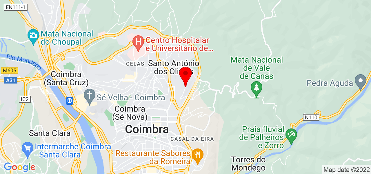 Dra. Sandra Silva - Coimbra - Coimbra - Mapa