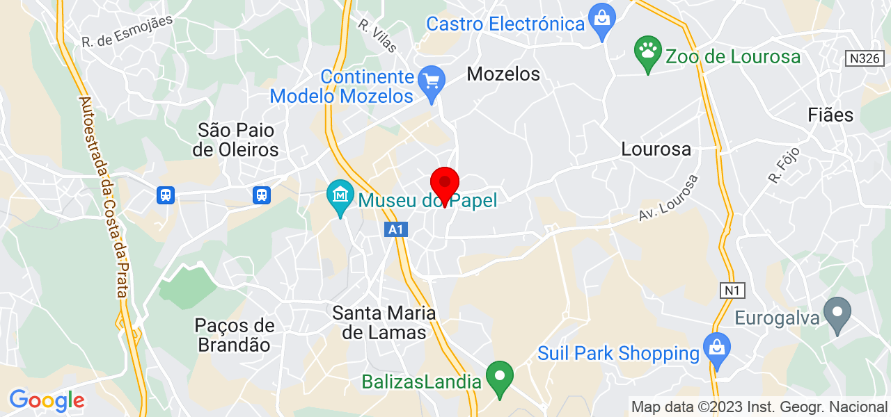 RRSalvador - Aveiro - Santa Maria da Feira - Mapa