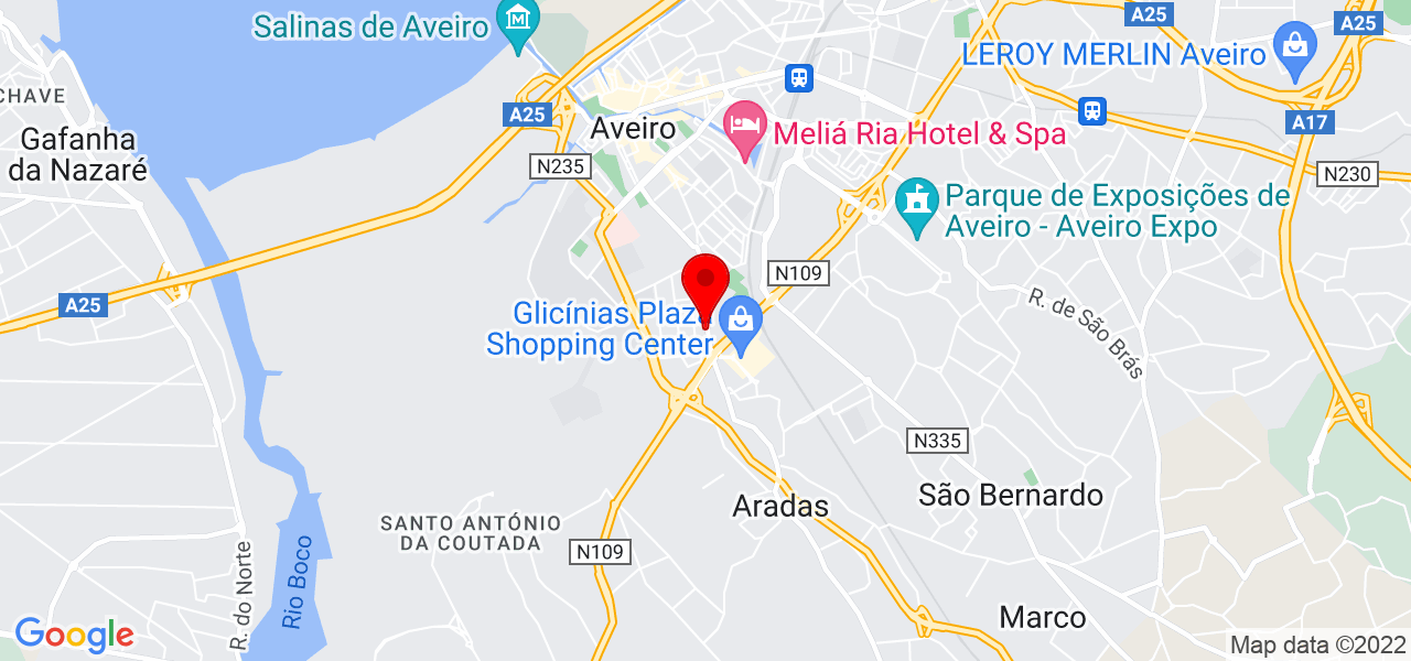 Antonio Carlos - Aveiro - Aveiro - Mapa