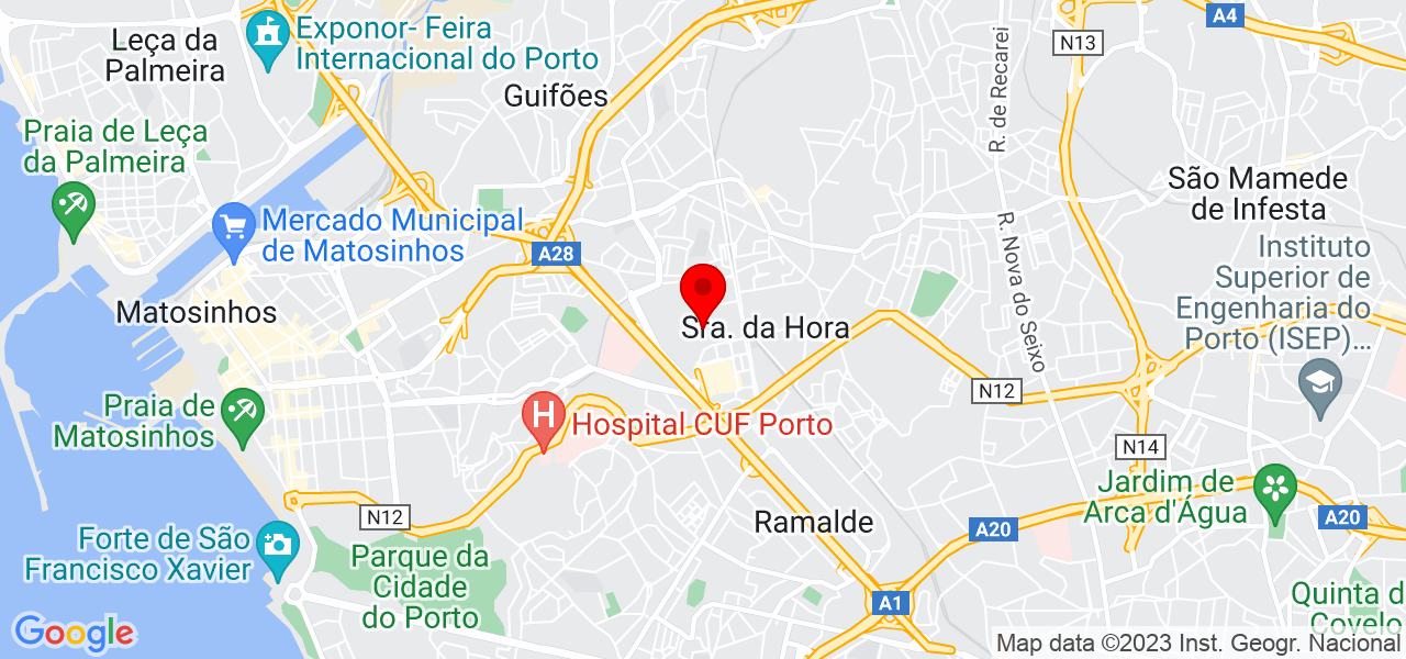 Top shine - Porto - Matosinhos - Mapa