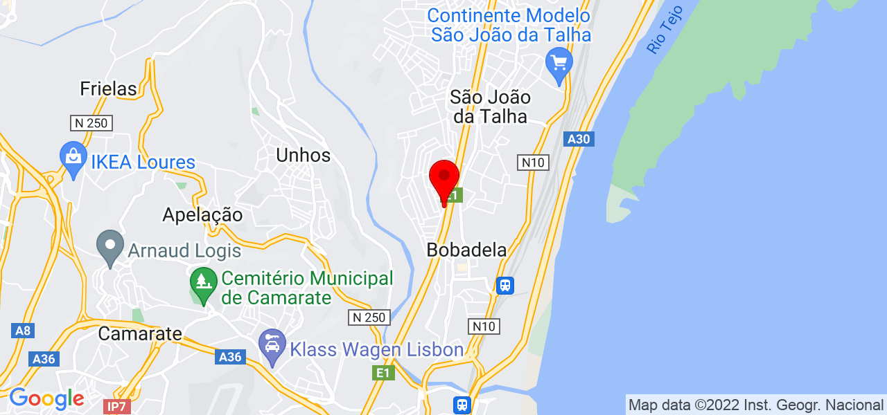 Patrizia Rossit - Lisboa - Loures - Mapa