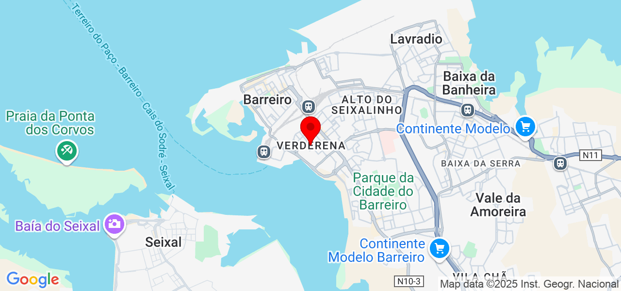 Técnica em Estética - Setúbal - Barreiro - Mapa