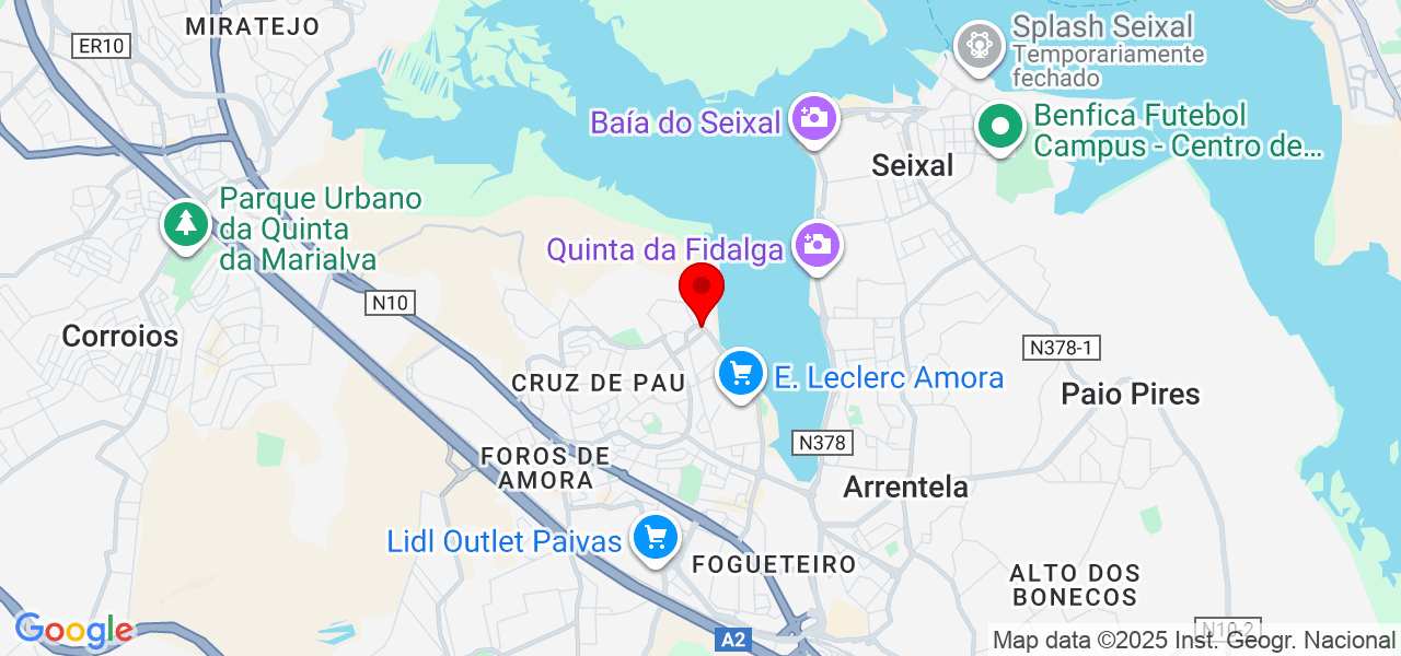 Jhenifer coutinho - Setúbal - Seixal - Mapa