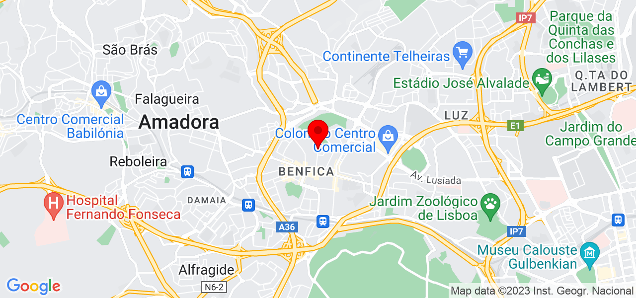 Sofia B&ocirc;rras - Lisboa - Lisboa - Mapa