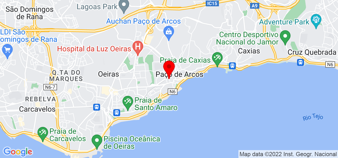 PSA montagens - Lisboa - Oeiras - Mapa