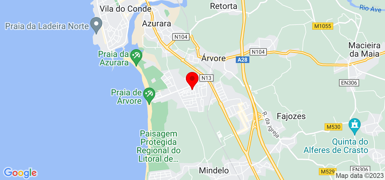 Amjad Hussain - Porto - Vila do Conde - Mapa