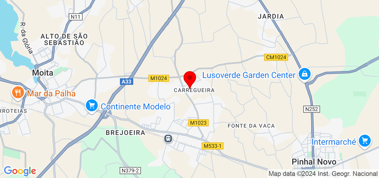 Mário Miranda - Setúbal - Palmela - Map