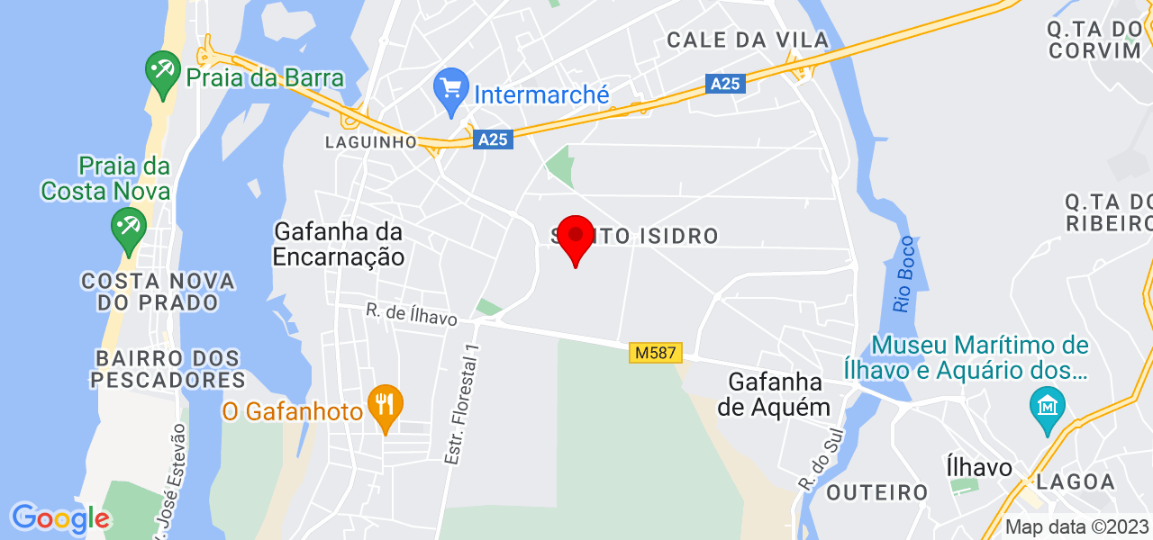 BoostEvents - Aveiro - Ílhavo - Mapa