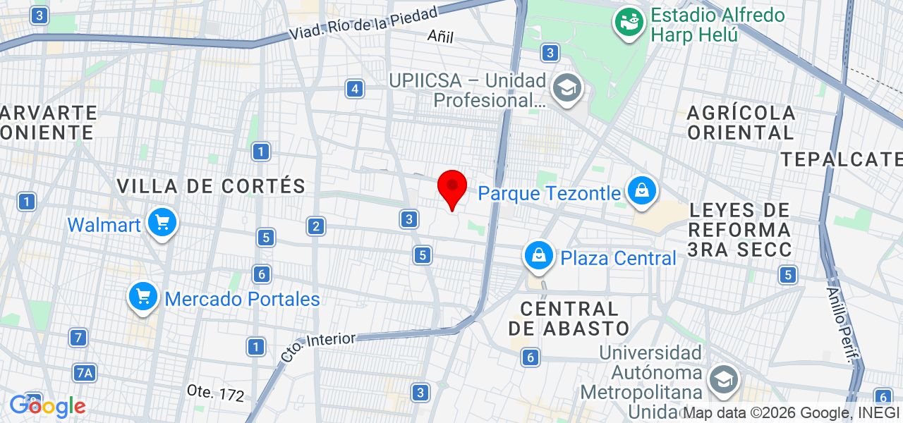 DJ FITO - Ciudad de Mexico - Iztacalco - Mapa