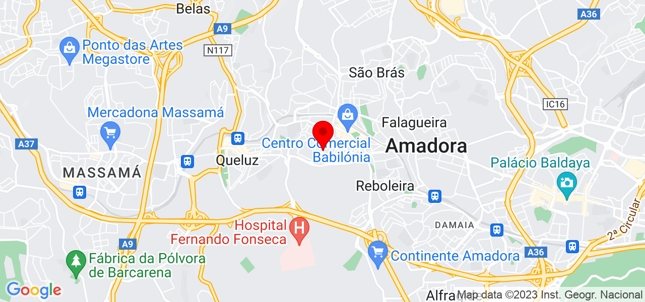 DIIXON - Lisboa - Amadora - Mapa