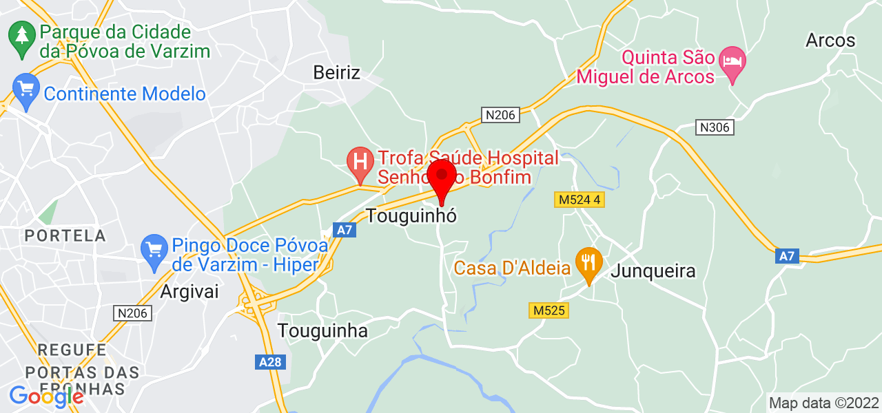 Antonia - Porto - Vila do Conde - Mapa