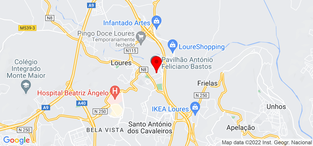 Limpezas Domesticas - Lisboa - Loures - Mapa