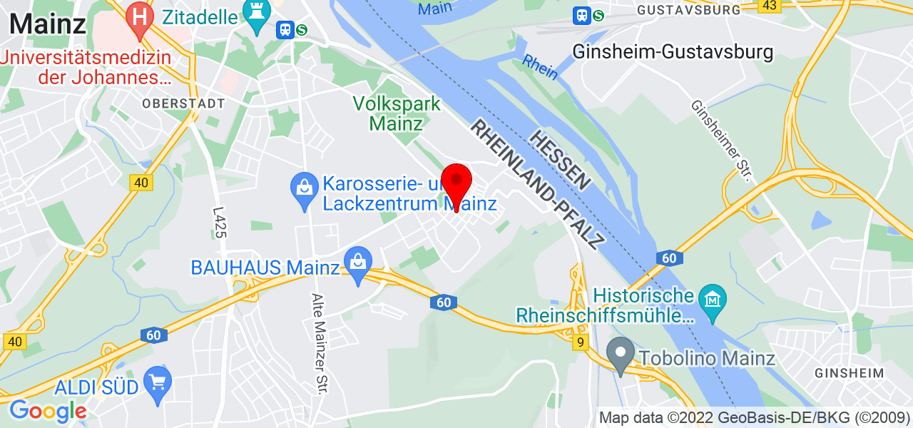 Igor Plesu - Rheinland-Pfalz - Mainz - Karte