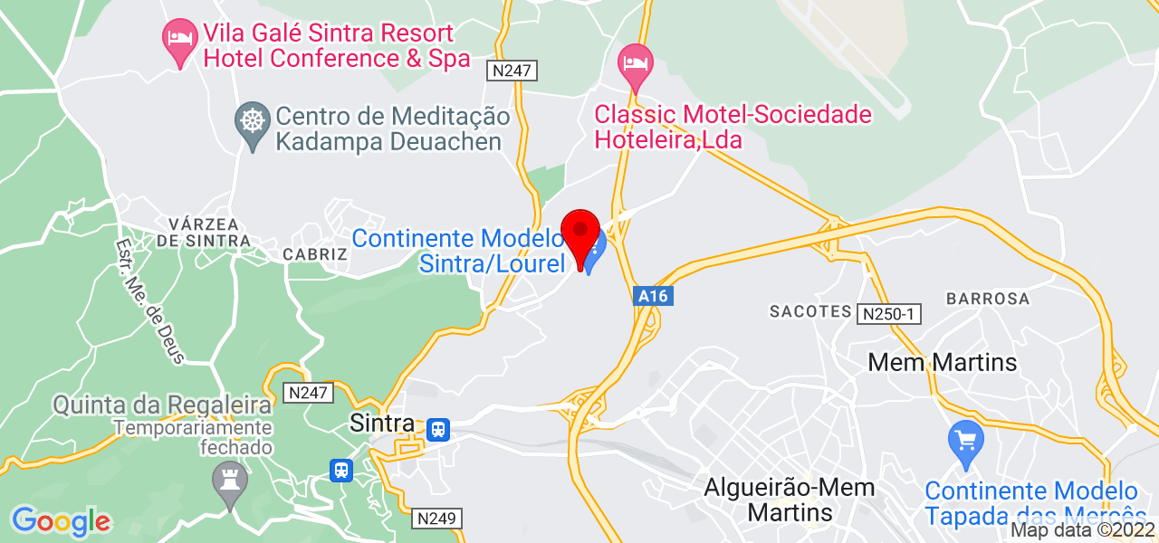 CONCEITO PVC, LDA - Lisboa - Sintra - Mapa