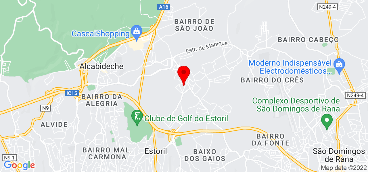 Cherry Pajo - Lisboa - Cascais - Mapa