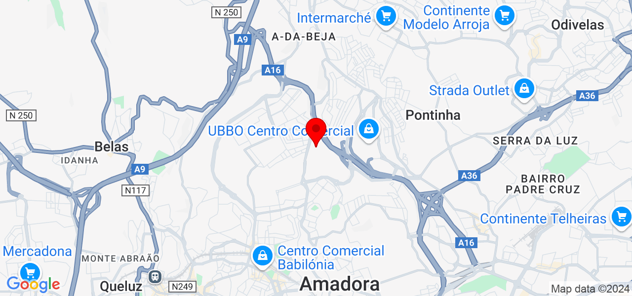 Bruna Porfirio - Lisboa - Amadora - Karte