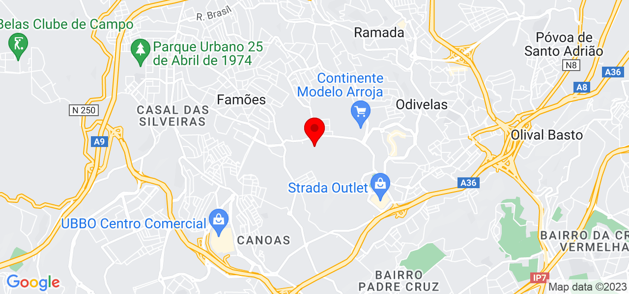 Rita Corte Real - Lisboa - Odivelas - Mapa