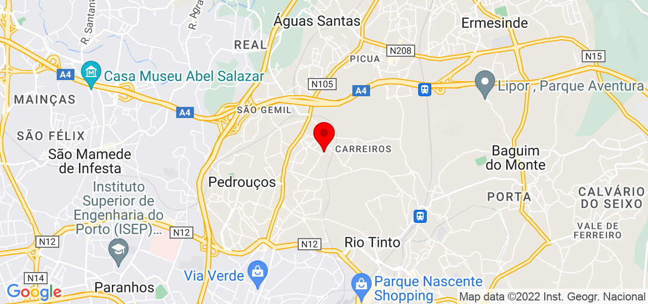 Isabel Monteiro - Porto - Gondomar - Map