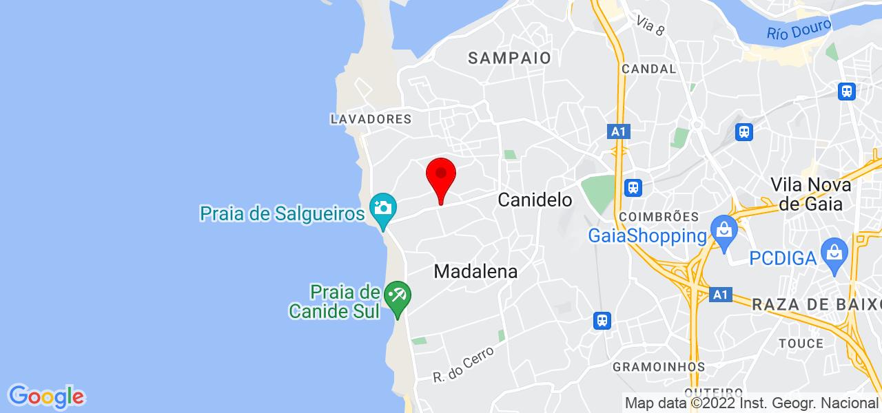 WL remodela&ccedil;&atilde;o - Porto - Vila Nova de Gaia - Mapa