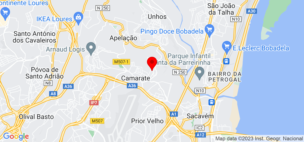 Auxiliar de a&ccedil;&atilde;o direta - Lisboa - Loures - Mapa
