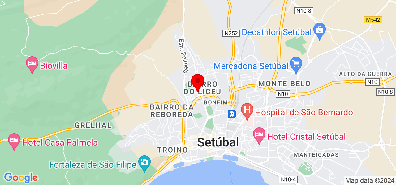 In&ecirc;s Bastos - Setúbal - Setúbal - Mapa