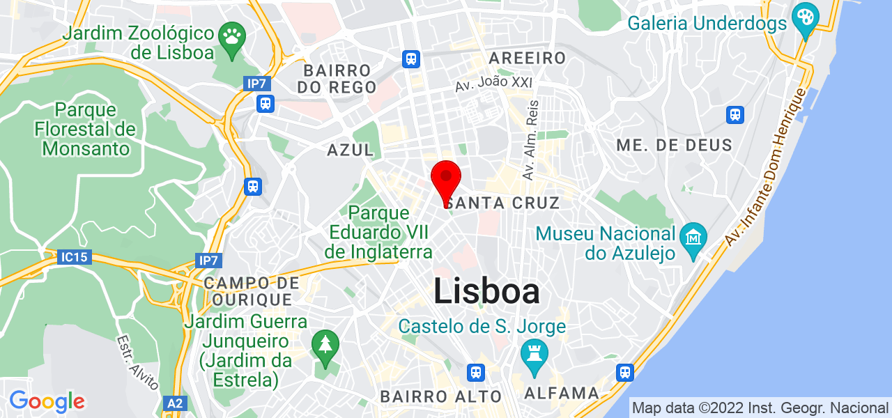 Academia Mestre Chung - Lisboa - Lisboa - Mapa