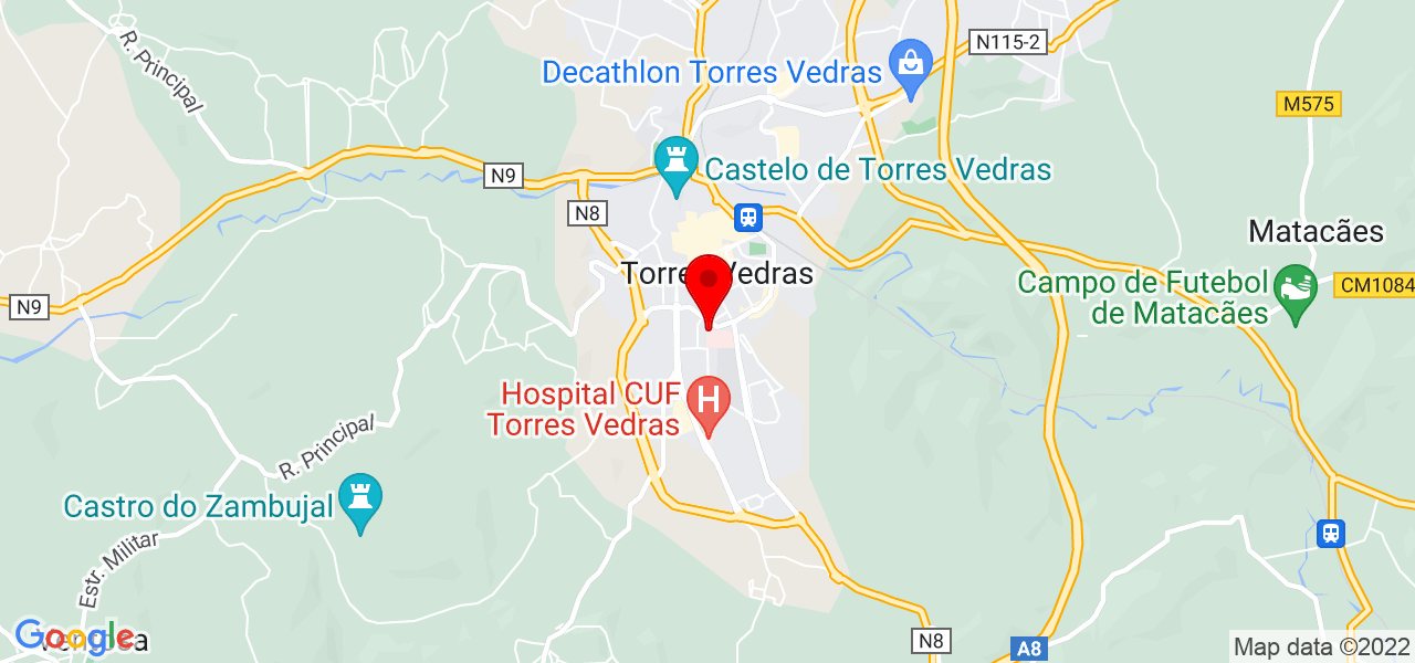 Brandão Remodelações - Lisboa - Torres Vedras - Mapa