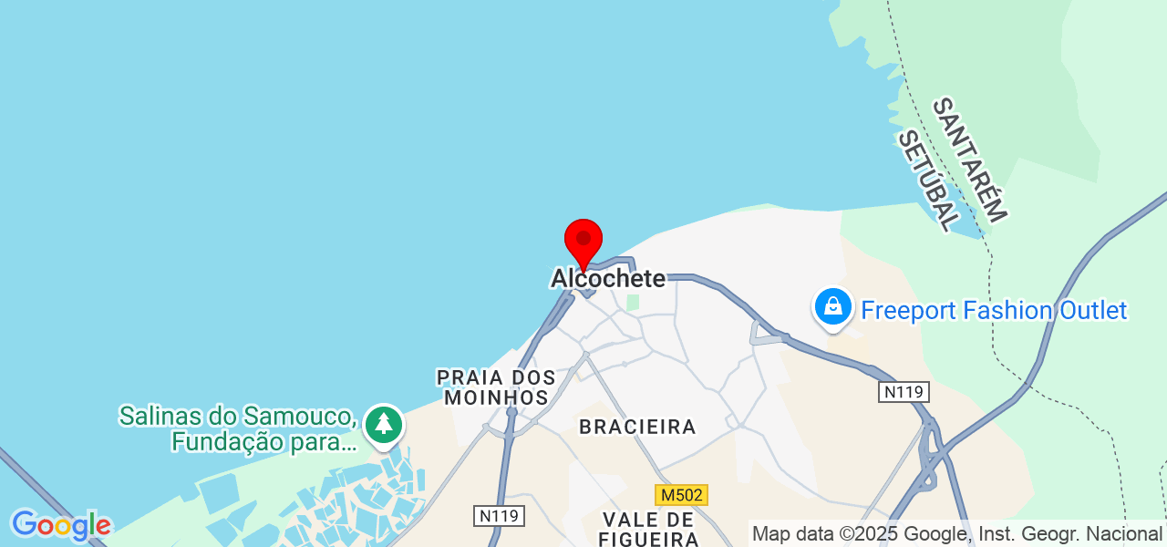 Layla Carvalho Oliveira - Setúbal - Alcochete - Map