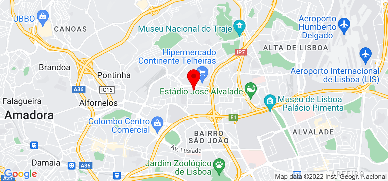 M&aacute;rio Alexandre - Lisboa - Lisboa - Mapa